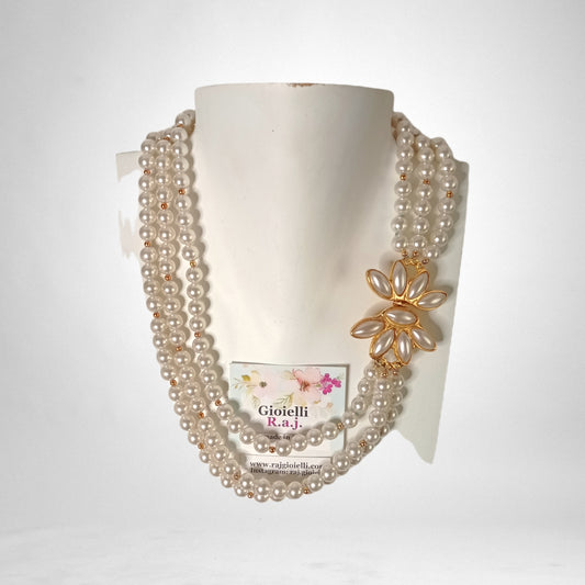 Collana Classic pearl