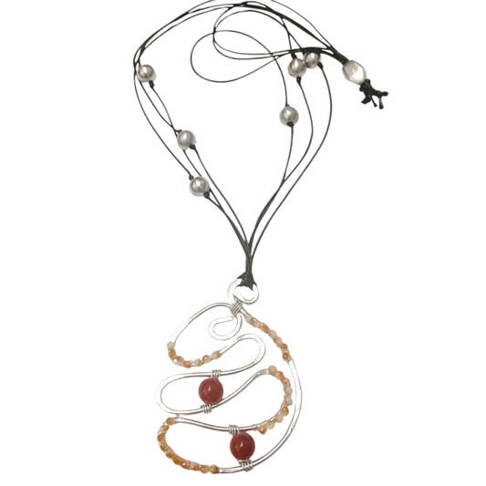 Onde wire collana