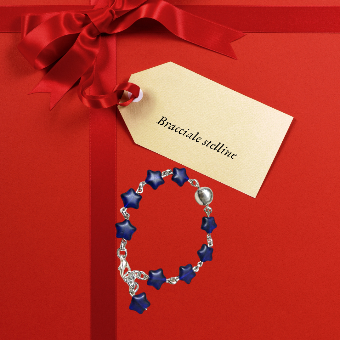 Bracciale stelline blu